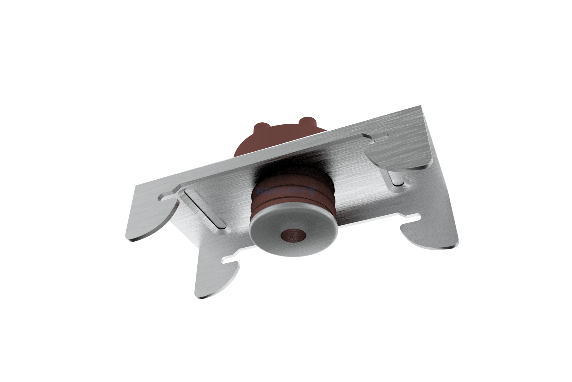Rubber Resilient Sound Isolation Clips, Acoustic Sound Insulation Clip for Hat Steel Furring Channel