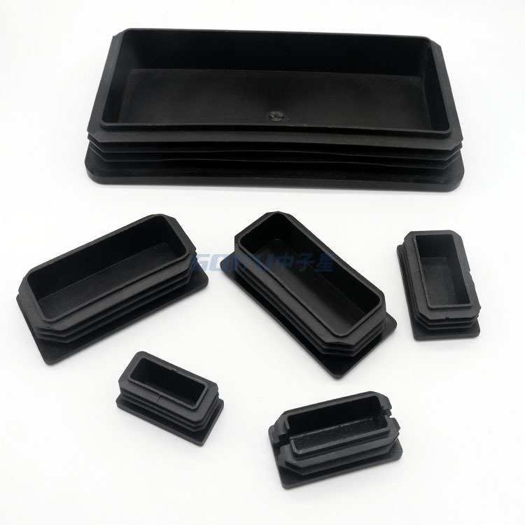 Plastic Rectangular Pipe End Caps Tubing Insert Plugs Buy Plastic