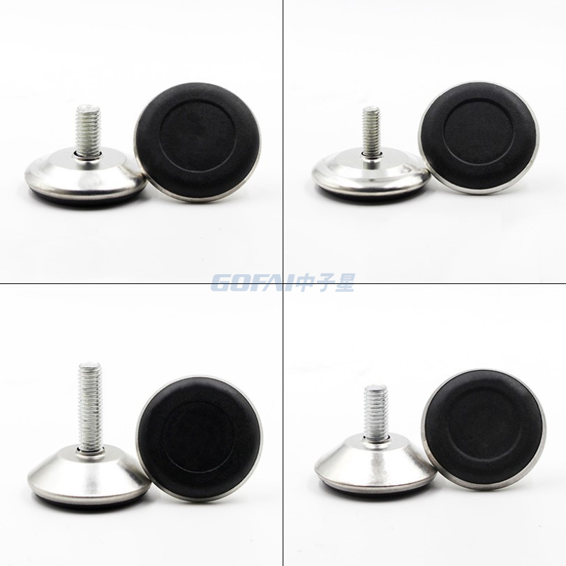 Furniture Table Plastic Base Thread Stem Adjustable Leveling Feet