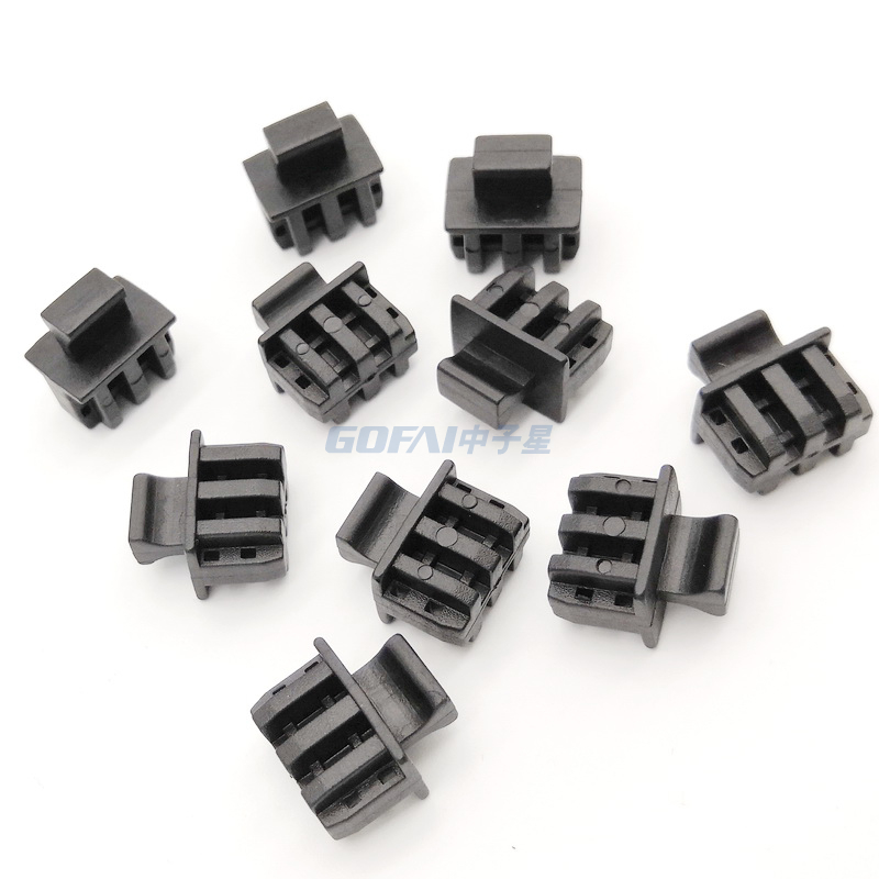 High Quality Silicone SFP Optical Fiber Black Silicone Dust Plug