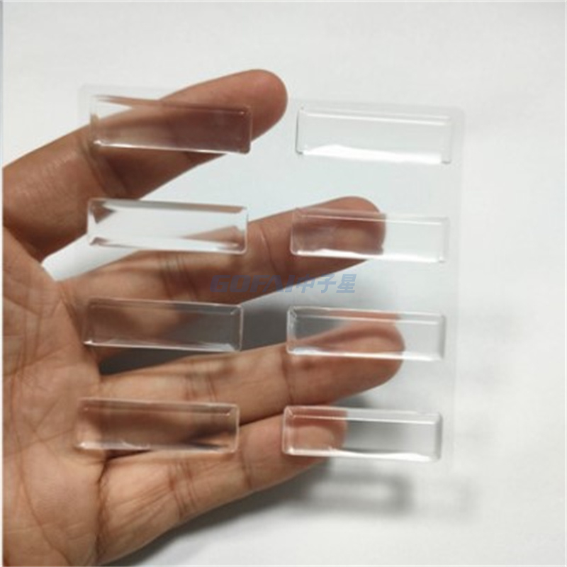  New Arrival Silicone Door Stopper Bumpers Transparent Rubber Adhesive Wall Protector