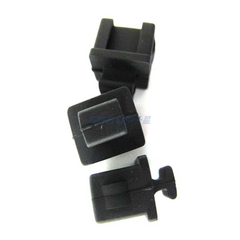 dust protective cover with DP connertor dust protection and black holes plugs dp plugs