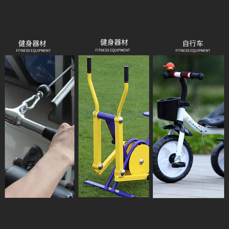 Diameter 25mm Fitness Equipment Soft PVC Anti-slip Handle Grips for Medical Equipment Bicycle