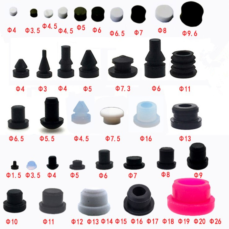 Silicone Rubber Stopper for Steel Plate Hole T Type Male Seal Plug