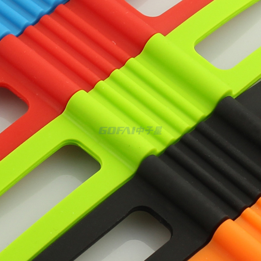Mountain Bike Silicone Gel Strap Lamp Holder Bandage 