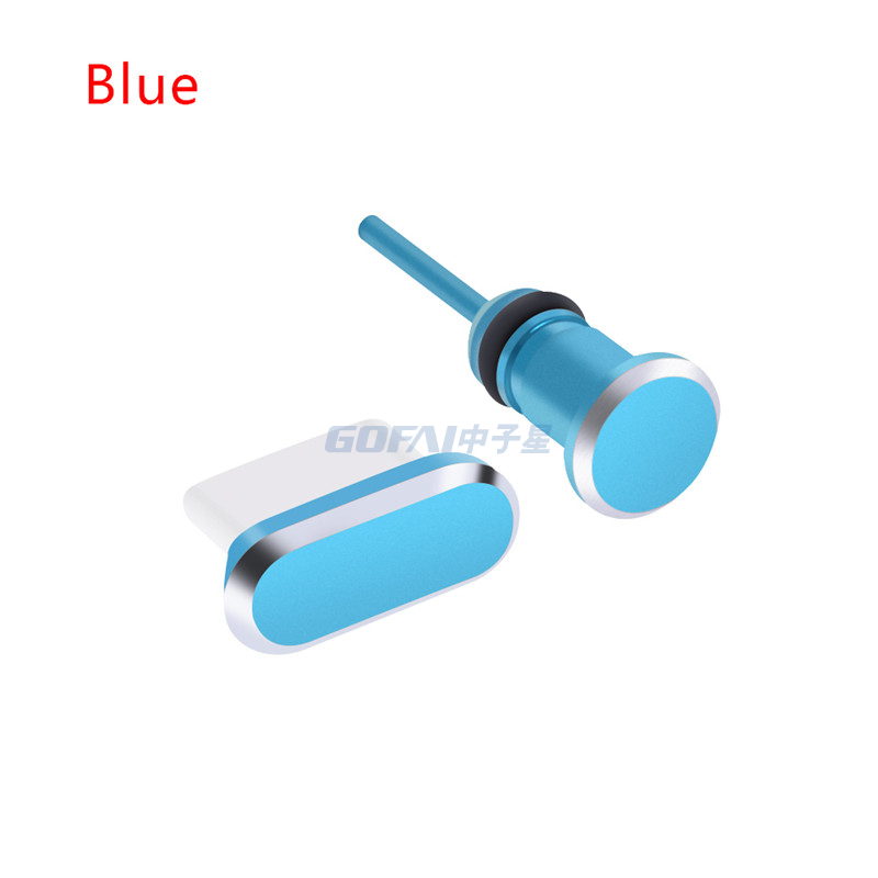 Type C Phone Dust Plug Set USB Type-C Port And 3.5mm Earphone Jack Plug For Samsung Galaxy S8 S9 Plus for Huawei P10 P20 Lite