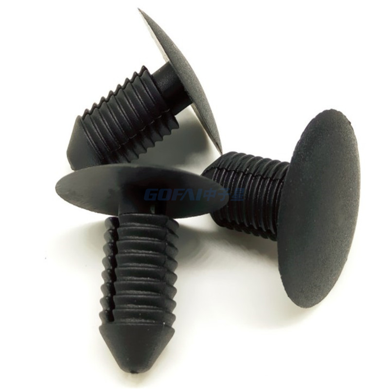 Plastic Buckle Push Nail Female Buckle Applicable Aperture 8+0.3mm Thickness 2~6mm